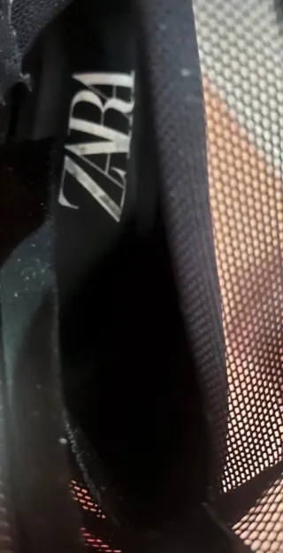 Botines de red Zara negros. Envio por inpost.