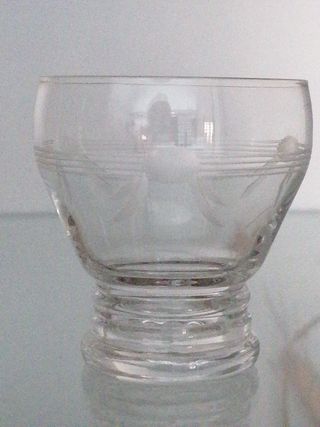 Bicchierini da liquore vintage in vetro