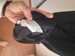 Vestido Zara Negro Talla S Cuello Abierto