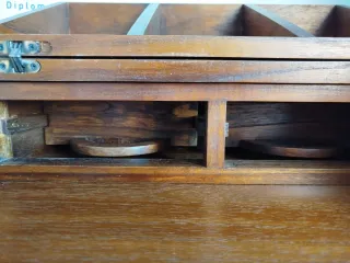 Escritorio madera estilo colonial