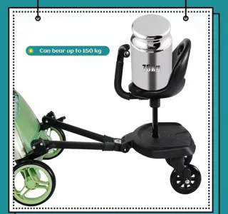 Patinete hermano Buggy Board Universal con asiento