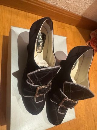 Traje de Fallera Blanco y negro