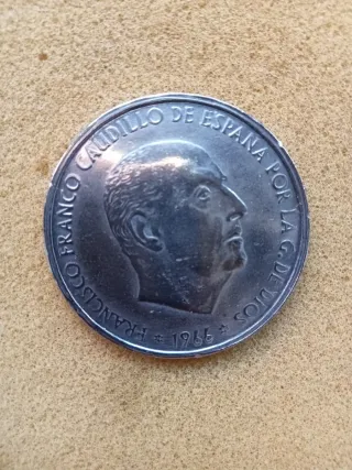 Moneda 100 Pesetas 1966 plata Francisco Franco