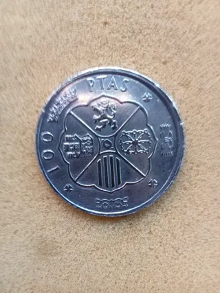 Moneda 100 Pesetas 1966 plata Francisco Franco