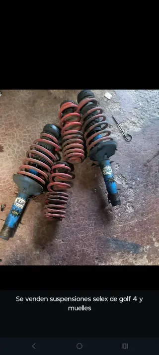 Suspensiones Selex Golf 4 y muelles