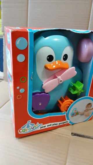 Pinguino gioco acqua bagnetto Carousel