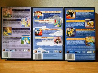 6 VHS The Simpsons - Italiani