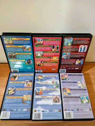 6 VHS The Simpsons - Italiani