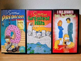 6 VHS The Simpsons - Italiani