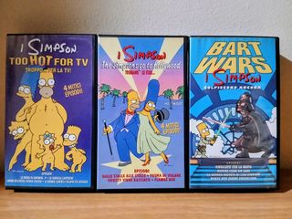 6 VHS The Simpsons - Italiani