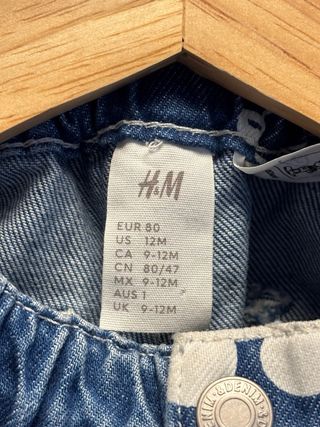 Pantalones vaqueros bebé Mickey Mouse