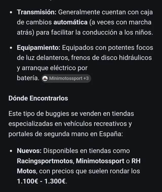 Buggy todoterreno rojo y negro