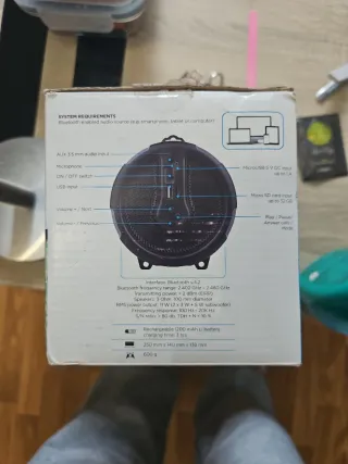 Altavoz Bluetooth Negro