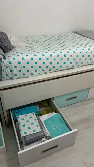 Cama nido juvenil con colchón