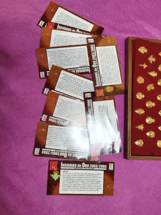 Lote Pines Chapado Oro Equipos Futbol M