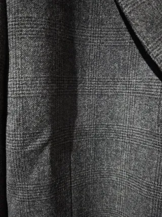 Abrigo Mango Man Lana Gris Talla L