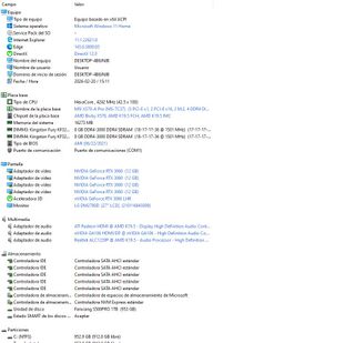 Torre gaming 7 ventiladores RGB Ryzen RTX 3060 12G