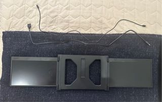 Pantalla Doble Portátil Negra