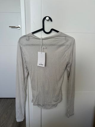 Pull&Bear Top Blanco Talla S