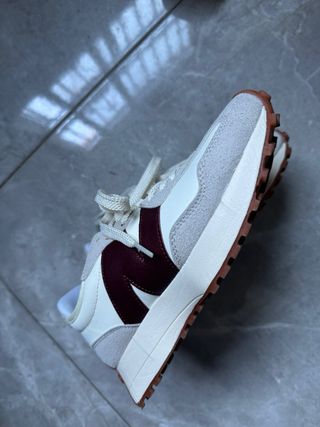 Zapatillas New Balance 38 Beige/Rojo