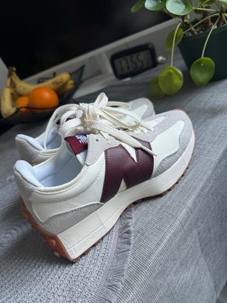 Zapatillas New Balance 38 Beige/Rojo