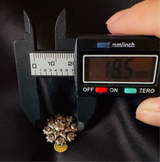 Pendientes antiguos clip oro y plata