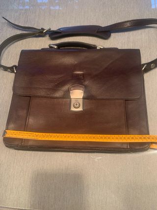 Maletín Adolfo Domínguez Piel Marrón