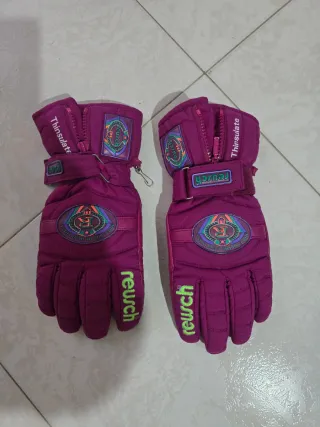 Guantes de esquí Reusch mujer morado