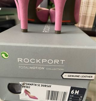 Zapatos Rockport Violeta Tacon medio. Muy cómodo