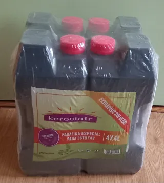 Pack 4 bidones parafina KEROCLAIR ExtraPlus