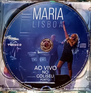 CD+DVD Maria Lisboa Ao Vivo no Coliseu Porto