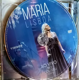 CD+DVD Maria Lisboa Ao Vivo no Coliseu Porto