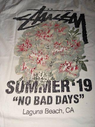 T shirt STUSSY XL No bad days summer 2019 tee