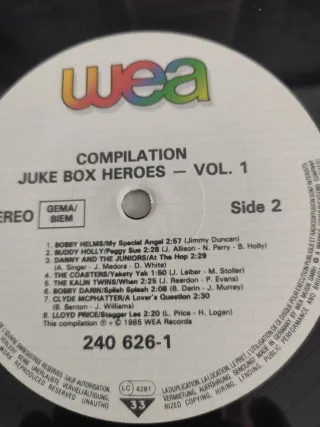 Vinilo LP Juke Box Heroes - Vari Artisti