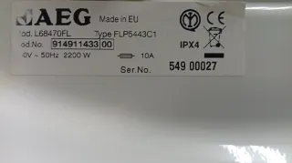 Lavadora AEG 7kg