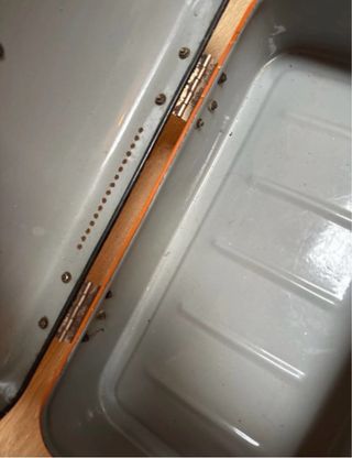 Caixa Esmaltada Anos 70 Laranja