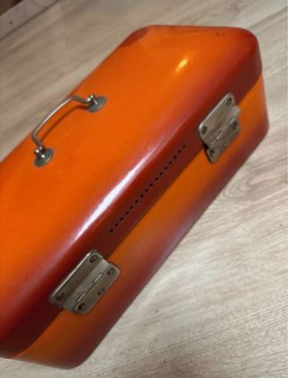 Caixa Esmaltada Anos 70 Laranja