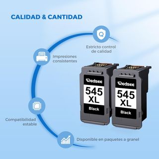 2 Cartuchos Tinta 540XL Negro PG-540XL