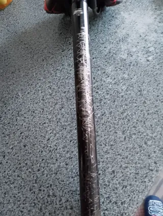 Sillín Bici Montaña Negro/Rojo Con tija de 27;2