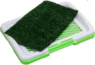 Lettiera per cani con erba sintetica 47x34x6cm