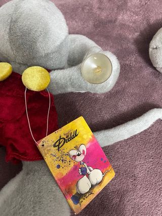 Coppia Peluche Diddl e Diddlina Vintage