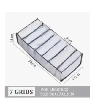 Organizador de tela gris