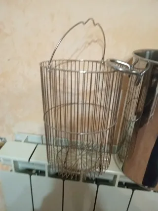 Pentola per asparagi in metallo