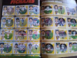 Álbum Cromos Liga Fútbol 94/95 Salvat Facsimil