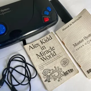 SEGA TECTOY MASTER SYSTEM SUPER COMPACT ALEX KIDD