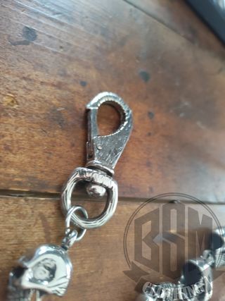 Catena portafoglio teschio skull