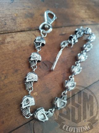 Catena portafoglio teschio skull