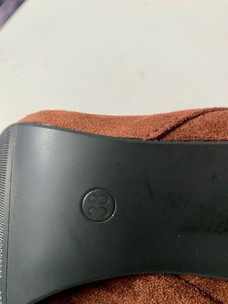 Stivali marroni con tacco