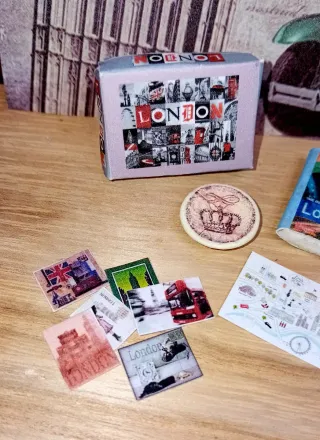 Casa Bambole scatola souvenir da Londra