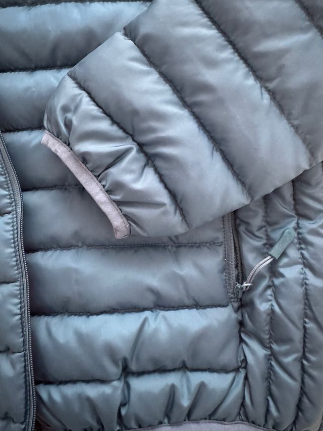 Plumón azul marino talla M